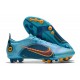 Nike Mercurial Vapor 14 Elite AG Bleu Chlorine Orange Laser Marina