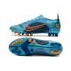 Nike Mercurial Vapor 14 Elite AG Bleu Chlorine Orange Laser Marina