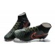 Nouvelle Crampons Nike Magista Obra FG Hommes Noir Vert Hyper Rouge