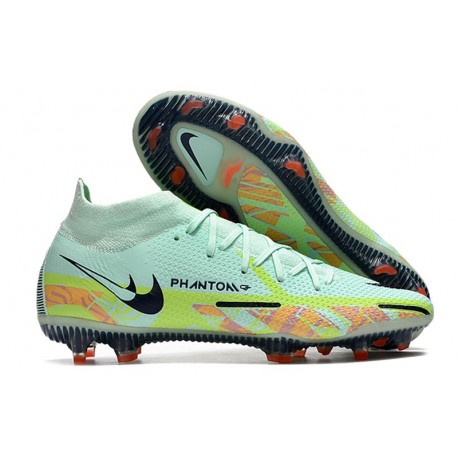 Nike Phantom GT2 Elite DF FG Menthe Mousse Noirened Bleu Fantôme