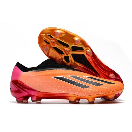 Crampons Neuf adidas X Speedportal+ FG Orange Noir