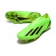 Crampons Neuf adidas X Speedportal+ FG Vert Solaire Noir Jaune Solaire