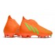 adidas Predator Edge+ FG Rouge Solaire Vert Solaire Equipe Noir