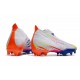 Chaussure adidas Predator Edge+ FG Blanc Jaune Solaire Bleu Power