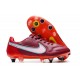 Nike Tiempo Legend IX Elite SG AC Rouge Equipe Blanc Hibiscus Mystique