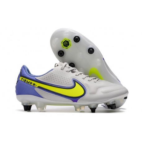 Nike Tiempo Legend IX Elite SG-PRO AC Gris Brouillard Volt Sapphire