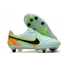 Nike Tiempo Legend IX Elite SG-PRO AC Barely Vert Noirened Bleu Orange Total