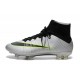 2015 Chaussures Nike Mercurial Superfly FG Argenté Vert Noir