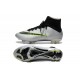 2015 Chaussures Nike Mercurial Superfly FG Argenté Vert Noir