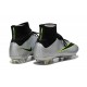 2015 Chaussures Nike Mercurial Superfly FG Argenté Vert Noir