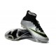 2015 Chaussures Nike Mercurial Superfly FG Argenté Vert Noir