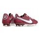 Nike Tiempo Legend 9 Elite FG Rouge Equipe Blanc Hibiscus Mystique