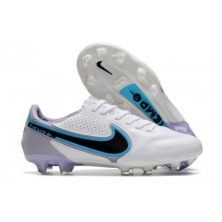 Crampon Nike Tiempo Legend 9 Elite FG Blanc Noir