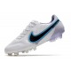 Crampon Nike Tiempo Legend 9 Elite FG Blanc Noir