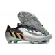 adidas Predator Edge.1 FG Low Argent Métallique Noir Jaune Solaire