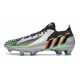 adidas Predator Edge.1 FG Low Argent Métallique Noir Jaune Solaire