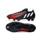 adidas Predator Edge.1 FG Low Nouvel Noir Rouge Blanc