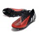 adidas Predator Edge.1 FG Low Nouvel Noir Rouge Blanc