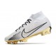 Nike Air Zoom Mercurial Superfly IX Elite FG Blanc Or Noir