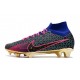 Nike Air Zoom Mercurial Superfly IX Elite FG Bleu Rose