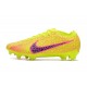 Nike Air Zoom Mercurial Vapor 15 Elite FG Jaune Rose