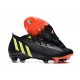 adidas Predator Edge.1 FG Crampons Noir Jaune Rouge