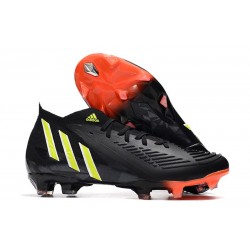 adidas Predator Edge.1 FG Crampons Noir Jaune Rouge