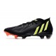 adidas Predator Edge.1 FG Crampons Noir Jaune Rouge