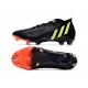 adidas Predator Edge.1 FG Crampons Noir Jaune Rouge