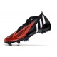 adidas Predator Edge.1 FG Crampons Noir Rouge Blanc