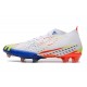 adidas Predator Edge.1 FG Crampons Blanc Jaune Solaire Bleu Power