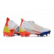 adidas Predator Edge.1 FG Crampons Blanc Jaune Solaire Bleu Power