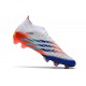 adidas Predator Edge.1 FG Crampons Blanc Jaune Solaire Bleu Power