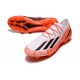 Chaussure adidas X Speedportal.1 FG Messi Blanc Noir Rouge Solaire