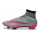 2015 Chaussures Nike Mercurial Superfly FG Gris Hyper Rose
