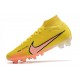 Nike Zoom Mercurial Superfly IX Elite AG  Lucent - Jaune Crépuscule Barely Grape