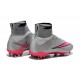 2015 Chaussures Nike Mercurial Superfly FG Gris Hyper Rose