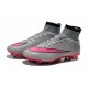 2015 Chaussures Nike Mercurial Superfly FG Gris Hyper Rose