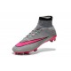 2015 Chaussures Nike Mercurial Superfly FG Gris Hyper Rose