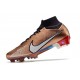 Nike Air Zoom Mercurial Superfly 9 Elite FG Bronze Blanc Bleu