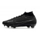 Nike Air Zoom Mercurial Superfly 9 Elite FG Noir