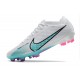 Nike Air Zoom Mercurial Vapor XV Elite FG Blanc Bleu Baltique Rose