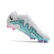 Nike Air Zoom Mercurial Vapor XV Elite FG Blanc Bleu Baltique Rose