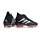 Chaussure adidas Predator Edge+ FG Noir Blanc Rouge