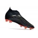 Chaussure adidas Predator Edge+ FG Noir Blanc Rouge