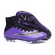 Nouveau Chaussures de Football Nike Mercurial Superfly 4 FG Violet Vert Noir