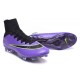 Nouveau Chaussures de Football Nike Mercurial Superfly 4 FG Violet Vert Noir