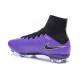 Nouveau Chaussures de Football Nike Mercurial Superfly 4 FG Violet Vert Noir