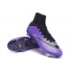 Nouveau Chaussures de Football Nike Mercurial Superfly 4 FG Violet Vert Noir