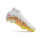 Nike Air Zoom Mercurial Superfly 9 Elite FG Blanc Rose Jaune